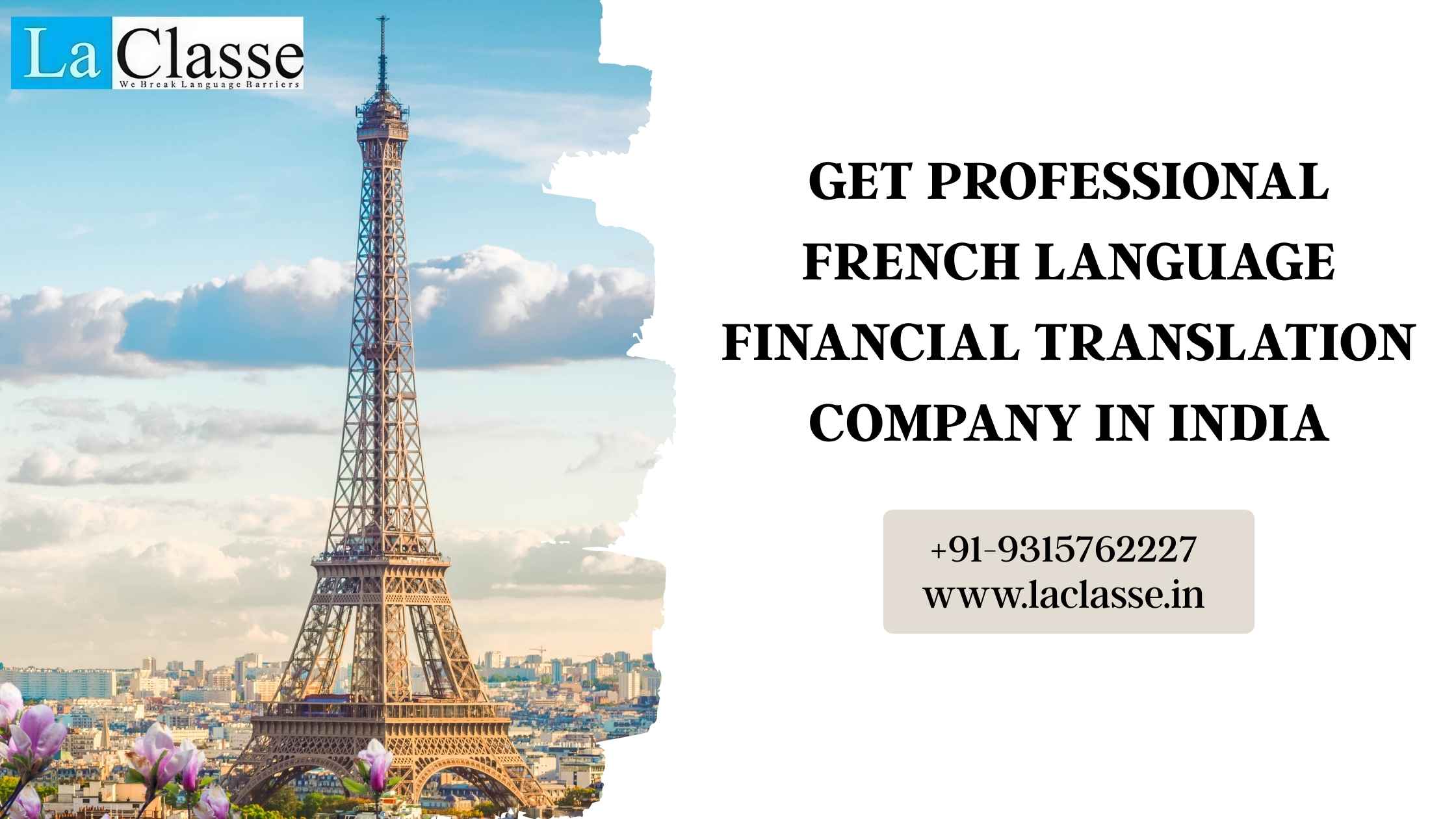 Get Professional French Language Financial Translation Company in India